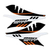 Adesivi 3D Protezioni Paramani moto compatibili con KTM 890 SMT 2024 - 2025