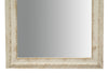 Biscottini Specchio Specchiera da parete e appendere verticale/orizzontale L50xPR4xH140 cm finitura bianco anticato