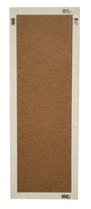 Biscottini Specchio Specchiera da parete e appendere verticale/orizzontale L50xPR4xH140 cm finitura bianco anticato
