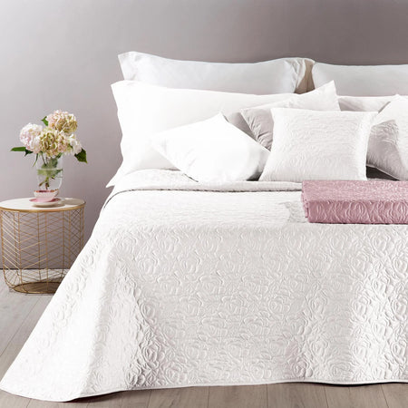 Copriletto Trapuntato Patricia - Caleffi In Raso Di Cotone Dreaming - Eleganza e Comfort