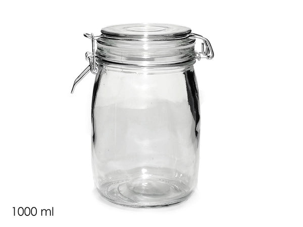 Barattolo Tondo Ermetico 1000ml