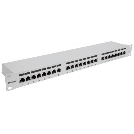Pannello Patch FTP 24 porte 19'' Cat6a Grigio
