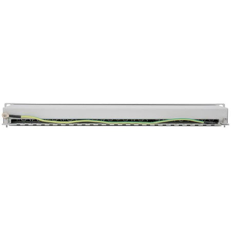 Pannello Patch FTP 24 porte 19'' Cat6a Grigio