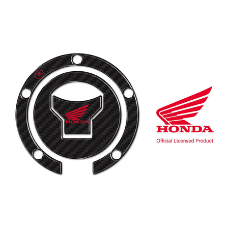 Adesivo Honda Protezione tappo serbatoio moto a 5 fori - Logo Honda Rosso