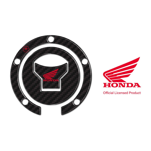 Adesivo Honda Protezione tappo serbatoio moto a 5 fori - Logo Honda Rosso