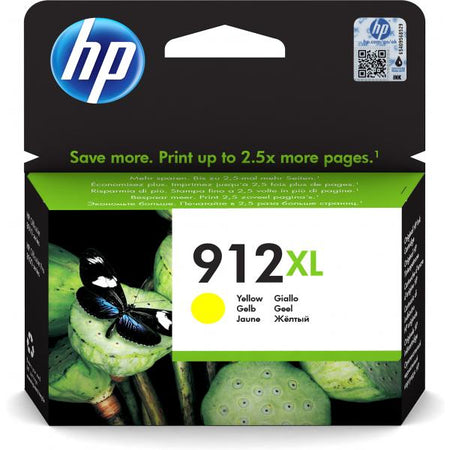 HP CART INK GIALLO N. 912XL PER OFFICEJET 8012, 8013, 8014, 8015, 8022, 8024, 8025, 8035 TS