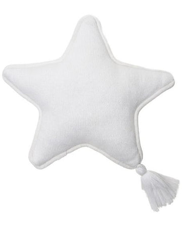 Cuscino Lavorato a Maglia Twinkle Star, Avorio - 25x25 cm Lorena Canals