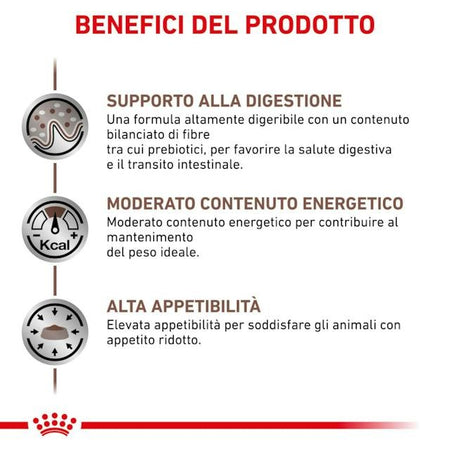 Royal Canin Gastrointestinal Moderate Calorie Croccantini per Gatti Adulti