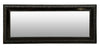 Biscottini Specchio Specchiera da parete e appendere verticale/orizzontale L35xPR4xH82 cm finitura nero lucido