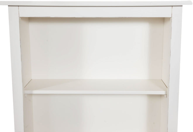 Biscottini Biscottini Libreria Country legno tiglio bianco anticato Made Italy 68x25x130