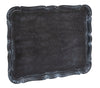 Biscottini Vassoio Biscottini in Legno Nero Lavorazione Artigianale Fiorentina 41x32x2