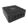Caricabatteria da tavolo da 60W- 13.2A(2x3A- 3x2.4A) con 5 porte: 1xUSB-C PD- 3xUSB Smart- 1xQC3.0- Smart IC