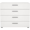TYHJA Cassettiera con 4 cassetti - Bianco - L 70 x P 40 x H 75 cm