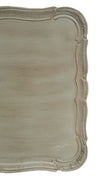 Biscottini Vassoio in legno finitura verde salvia Made in Italy