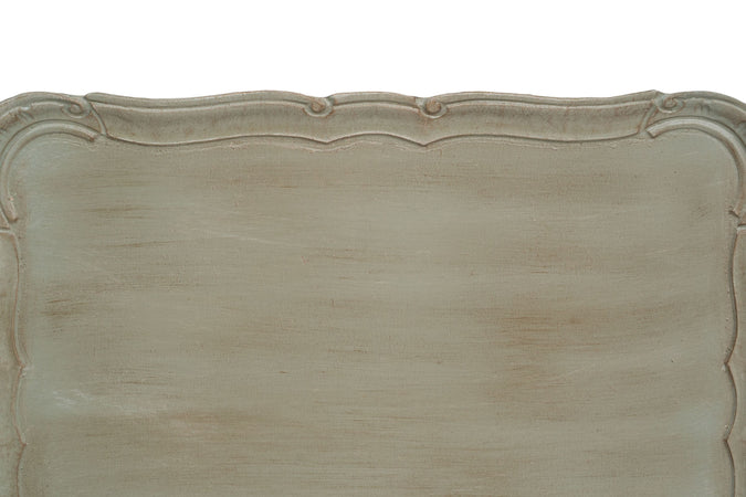 Biscottini Biscottini Vassoio Legno Verde Salvia Artigianale Fiorentino 41x32x2 Italia