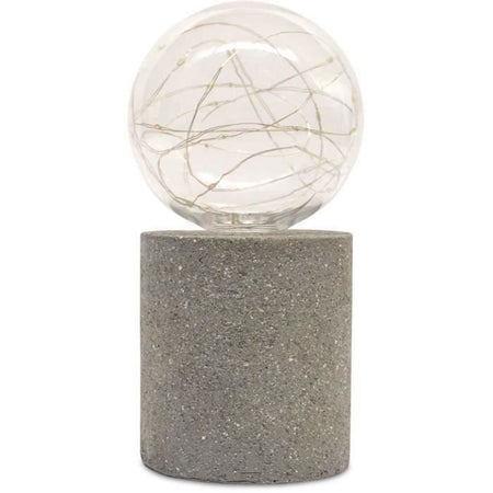 Lampada da tavolo solare - GARDEN ID Nordic Light - 10 h19 cm - Autonomia da 6 a 8 ore - Tasto on/off - Batteria AAA ricaricabile