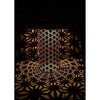 Lampada solare - Colonna GARDEN ID - Oro-Nero 15 H30 cm - Luce da 6 a 8 ore - Tasto on/off - Batteria ricaricabile AAA.