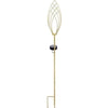 Lanterna solare - GARDEN ID Epi Gold - 11 h81 cm - Autonomia 6-8 ore - Tasto on/off - Batteria AAA ricaricabile.