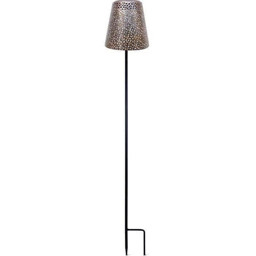 Lampada solare - GARDEN ID Gold - 12 h70 cm - Autonomia 6-8 ore - Piede stabilizzatore - Tasto on/off - Senza cablaggio - Batteria AAA.