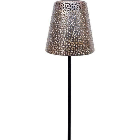 Lampada solare - GARDEN ID Gold - 12 h70 cm - Autonomia 6-8 ore - Piede stabilizzatore - Tasto on/off - Senza cablaggio - Batteria AAA.