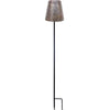 Lampada solare - GARDEN ID Gold - 12 h70 cm - Autonomia 6-8 ore - Piede stabilizzatore - Tasto on/off - Senza cablaggio - Batteria AAA.