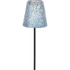 Lampada solare - GARDEN ID Silver - 12 h70 cm - Autonomia 6-8 ore - Piede stabilizzatore - Tasto on/off - Batteria AAA.