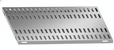 Piano aggiuntivo FORATO per scaffalatura in acciaio inox a ganci cm. 70x40