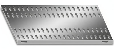 Piano aggiuntivo FORATO per scaffalatura in acciaio inox a ganci cm. 70x50