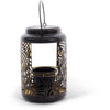 Lanterna solare - Lampada floreale GARDEN ID - Vaso 12 x 19 cm 6,5 x 6 cm - Illuminazione 8 ore - Batteria AAA - Design traforato.