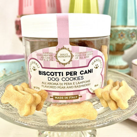 Dolci Impronte Biscotti per Cani gusto Pera e Lampone 170gr