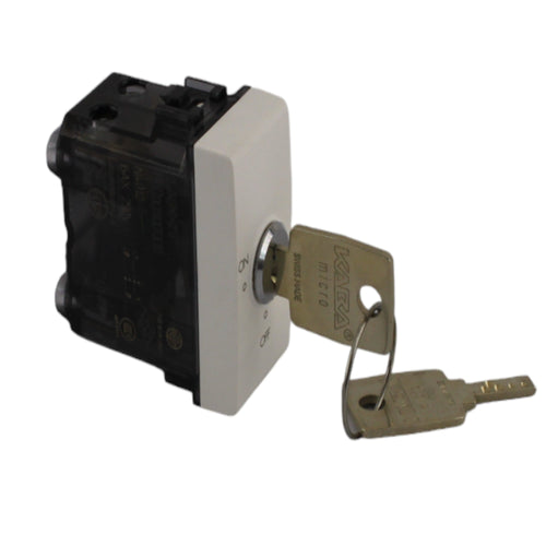 Selettore a chiave 2P 16AX 250 Vac Bticino
