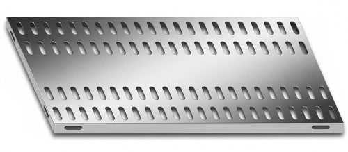 Piano aggiuntivo FORATO per scaffalatura in acciaio inox a ganci cm. 80x50