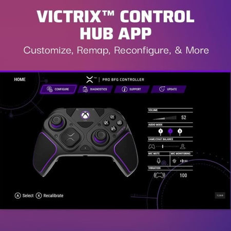 Controller wireless - Pro BFG - PC, Xbox One e Series XS - PDP - Pulsanti e joystick modulari - Nero
