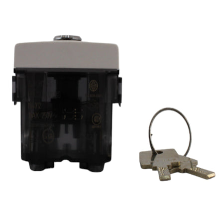 Selettore a chiave 2P 16AX 250 Vac Bticino