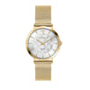 Orologio TRUSSARDI donna T-motif acciaio dorato / bianco
