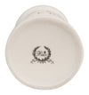 Biscottini Porta spazzolini in porcellana bianca decorata Le Bain Paris L8,5xPR8,5xH11,5 cm