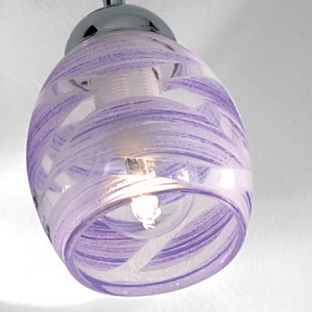 Plafoniera moderna Due P illuminazione CAMILLA PL8 E14 LED vetro metallo lampada soffitto
