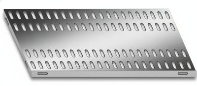 Piano aggiuntivo FORATO per scaffalatura in acciaio inox a ganci cm. 90x40