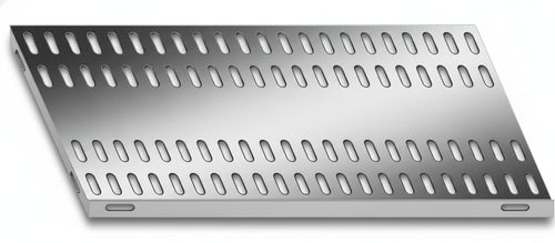 Piano aggiuntivo FORATO per scaffalatura in acciaio inox a ganci cm. 90x40