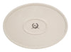 Biscottini Contenitore con coperchio in porcellana bianca decorata Le Bain Paris L20,5xPR15xH6 cm