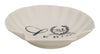 Biscottini Porta saponetta svuota tasche in porcellana bianca decorata Le Bain Paris L12xPR12xH2,5 cm