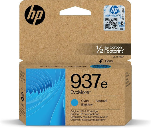 Cartuccia ORIGINALE Ciano HP N. 937e EvoMore per HP Officejet Pro 9110/9730/9120/9720/9122/9125