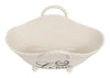 Biscottini Contenitore multifunzione in porcellana bianca con decoro Le Bain Paris L20xPR12,3xH12 cm