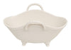 Biscottini Contenitore multifunzione in porcellana bianca con decoro Le Bain Paris L20xPR12,3xH12 cm