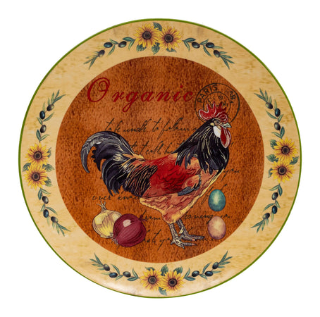 Biscottini Set tre piatti decorativi da parete in ceramica decorata L40XPR40XH4 cm