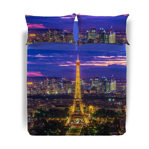 Caleffi Completo Lenzuola Copriletto Per Letto Una Piazza e Mezza Paris S70 - Passarelli Biancheria