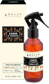 Helan Cuoio e Tabacco - Profumatore per Ambienti, Profumo Ambiente Spray con Incenso e Zafferano, Idee Regalo Deodorante e Profumatori Ambiente dalle Note Speziate, 150 ml - Profumi Made in Italy