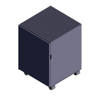 Mobiletto UNIVERSALE A4 L 482 P 525 H 600 mm (colore Antracite)