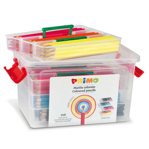 Schoolbox 216 Pastelli Colorati 100 Fsc In 12 Colori Primo