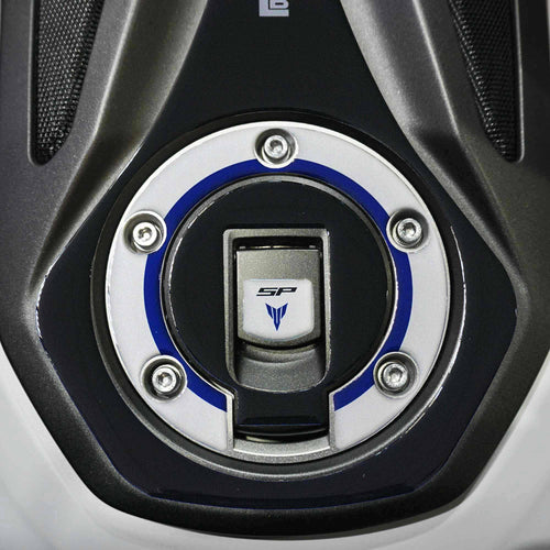 Adesivo 3D Protezione Tappo Serbatoio moto compatibile con Yamaha MT 09 2024-25